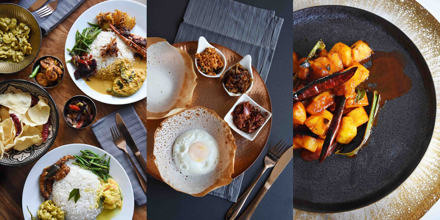 Dishes from the Colombo Kitchen menu