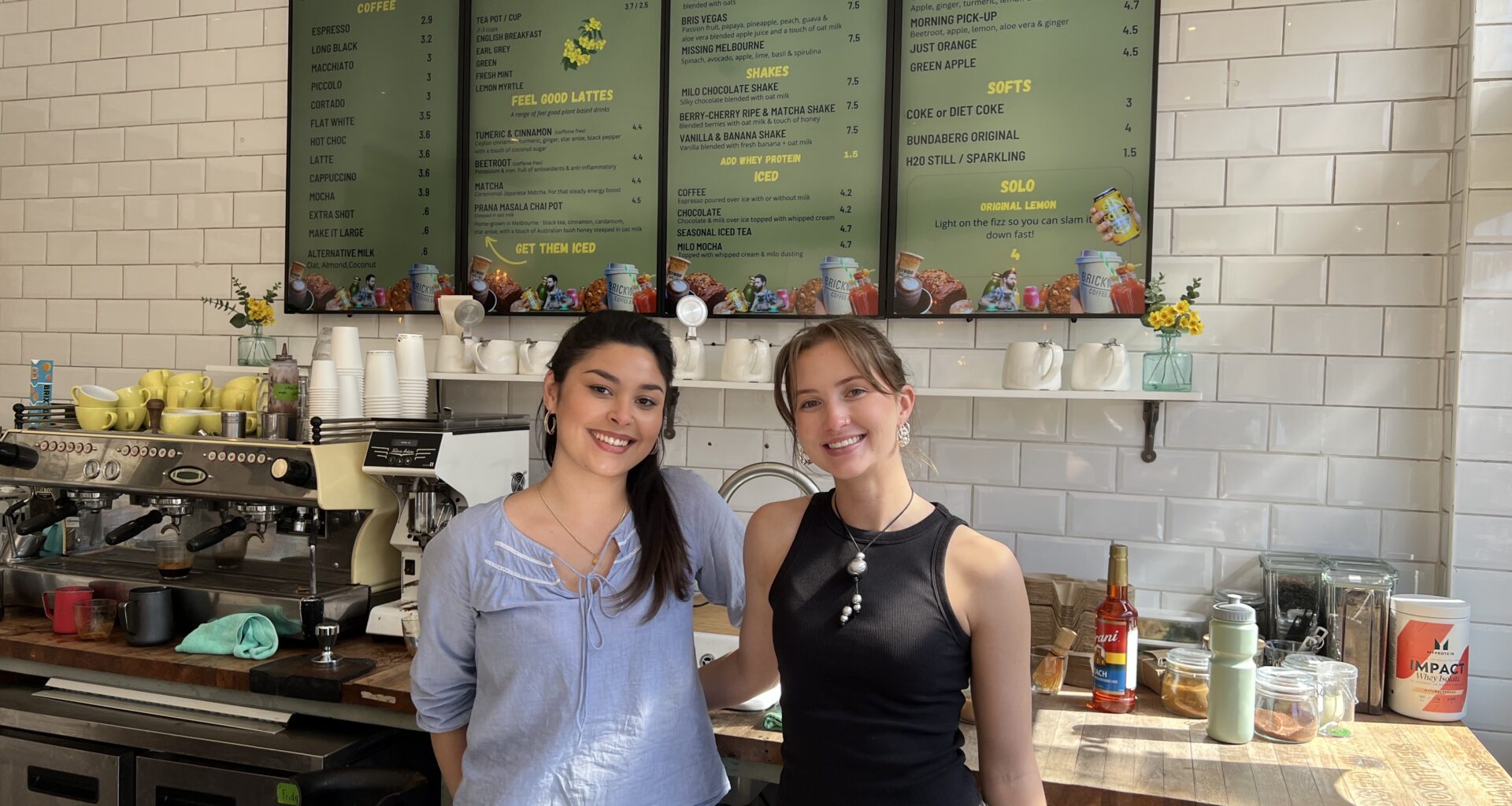 Staff at Brickwood Cafe