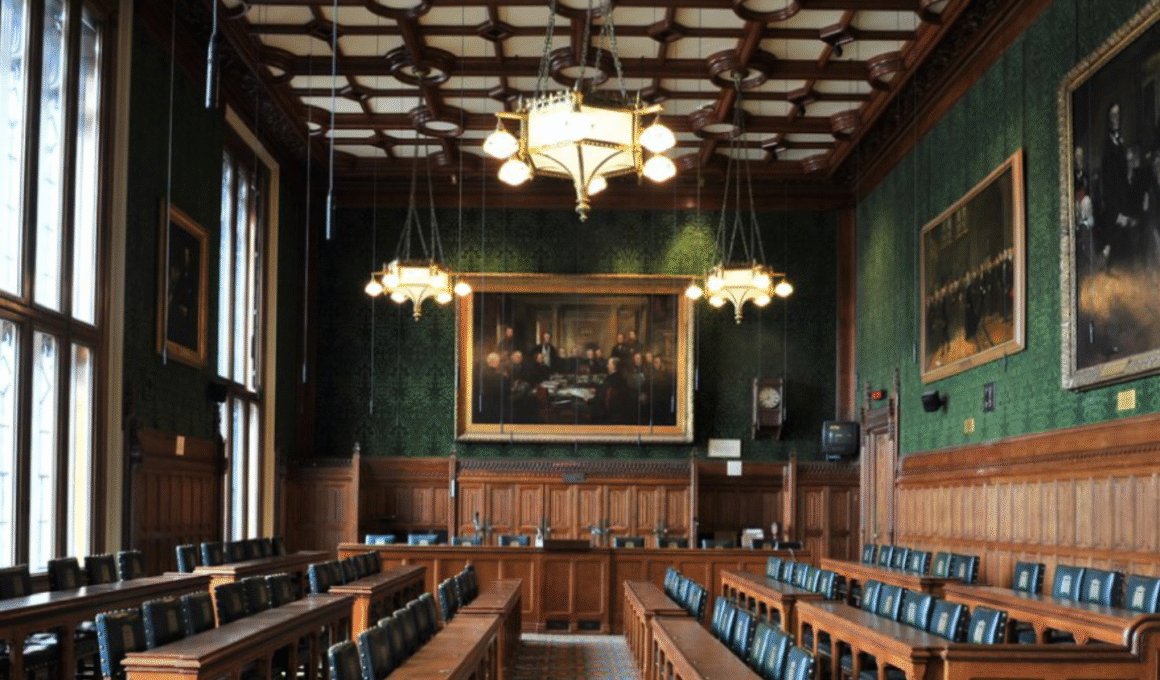 House of Commons Committee room. Pic: House of Commons