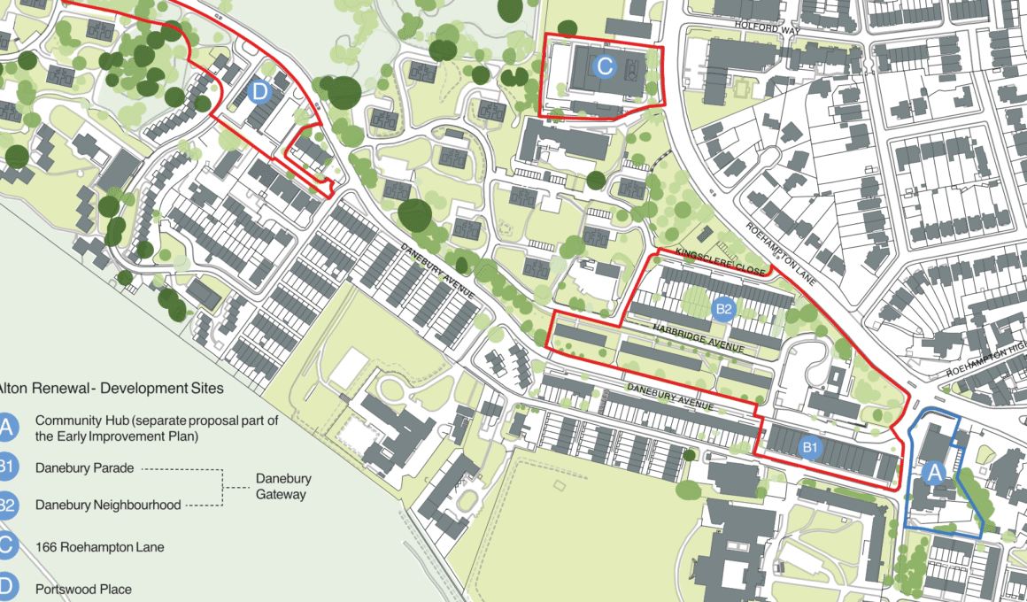 Alton Estate plan map