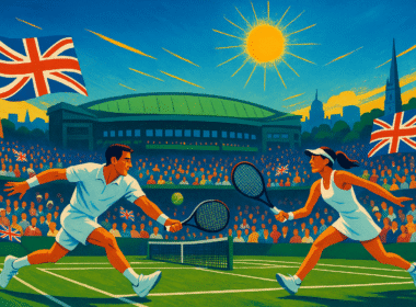 A sunny day at Wimbledon
