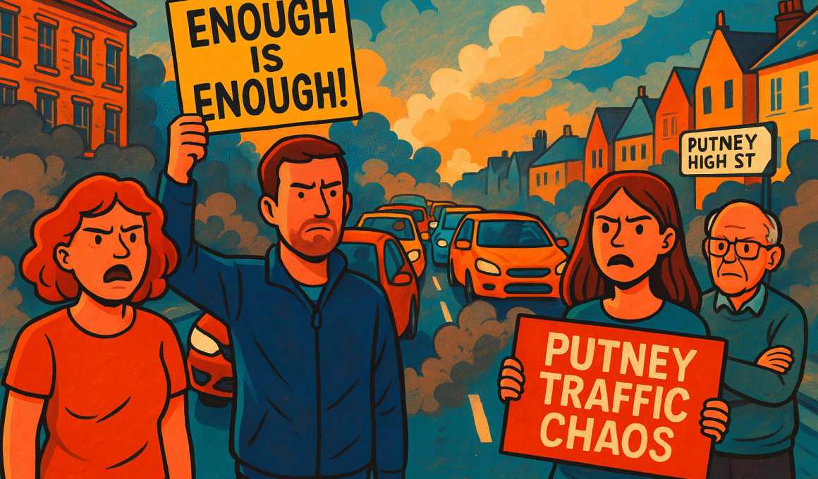 Putney traffic chaos