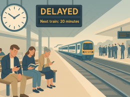 Train delays graphic