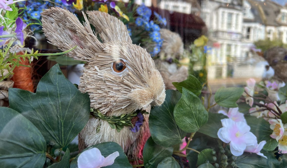 Easter display at Glenthorne