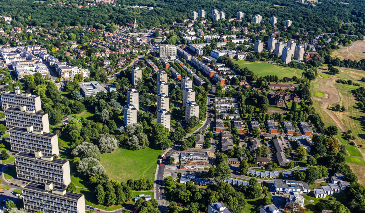 The Alton Estate from above