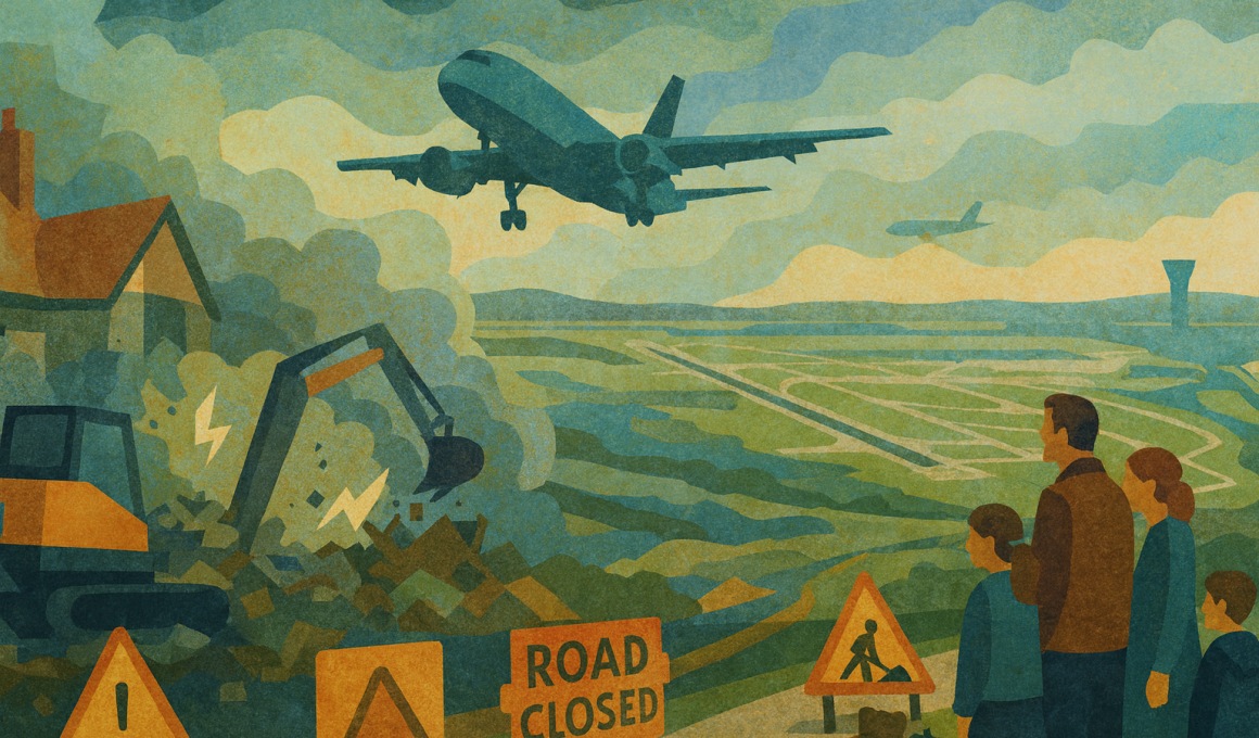 Graphic showing impact of Heathrow expansion