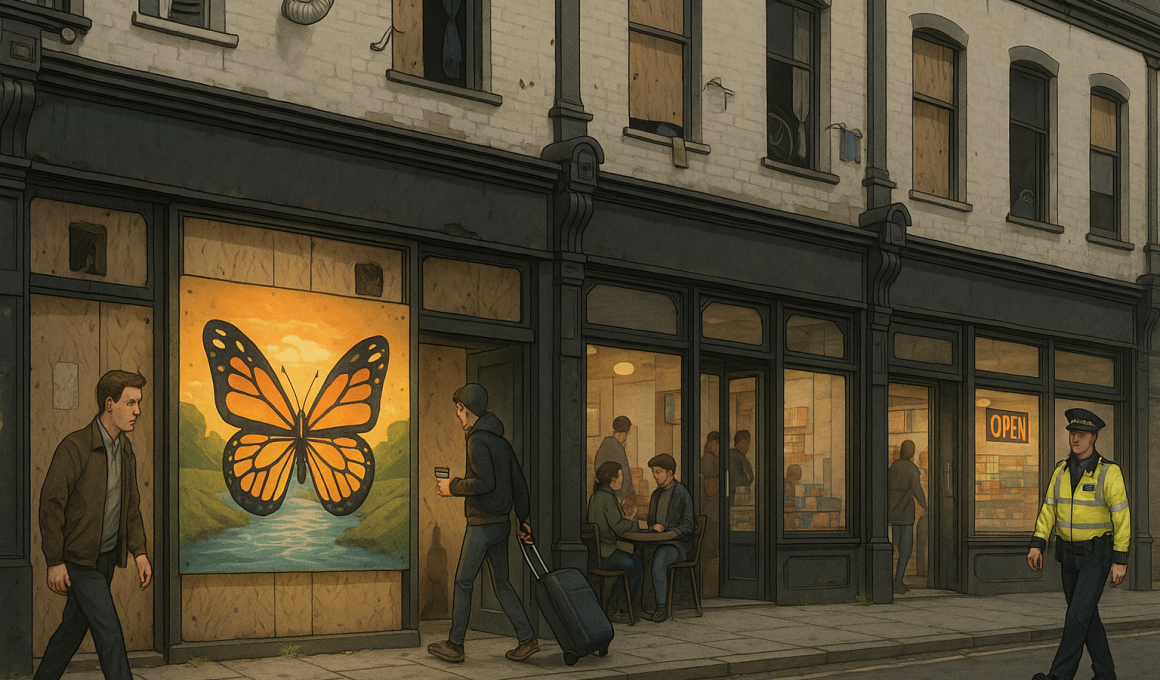 Graphic depicting hidden squats on the High Street