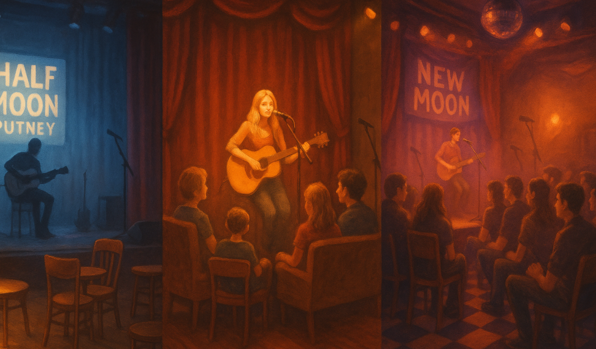 Graphic depicting the New Moon night at The Half Moon