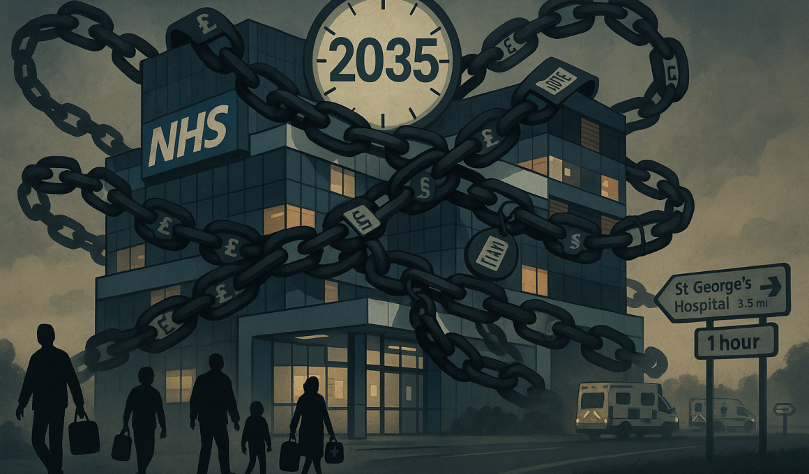 Queen Mary's Hospital tied up in chains from PFI