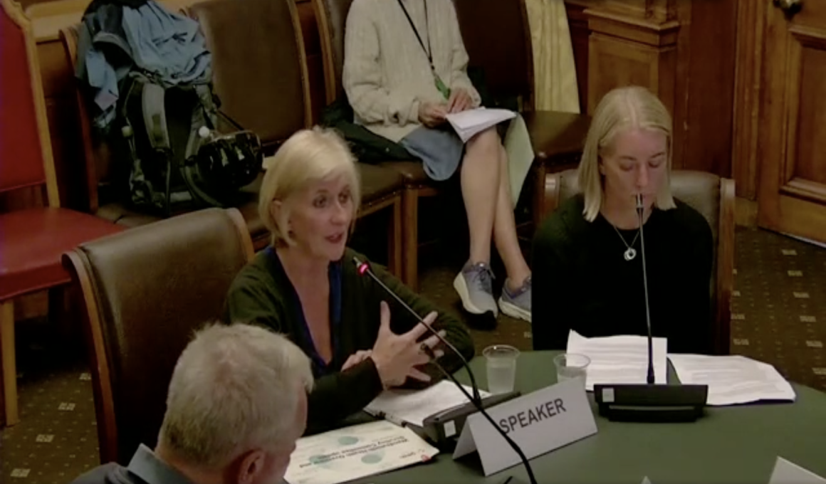 Kate Slemak, St George’s Managing Director facing questions