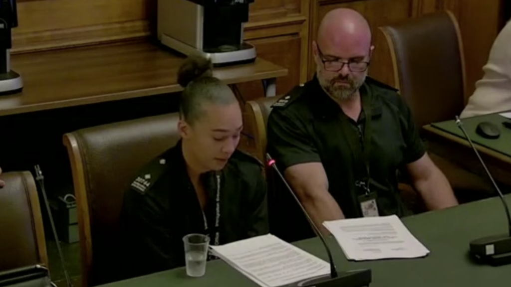 Immigration officers Cassius and Sharpe