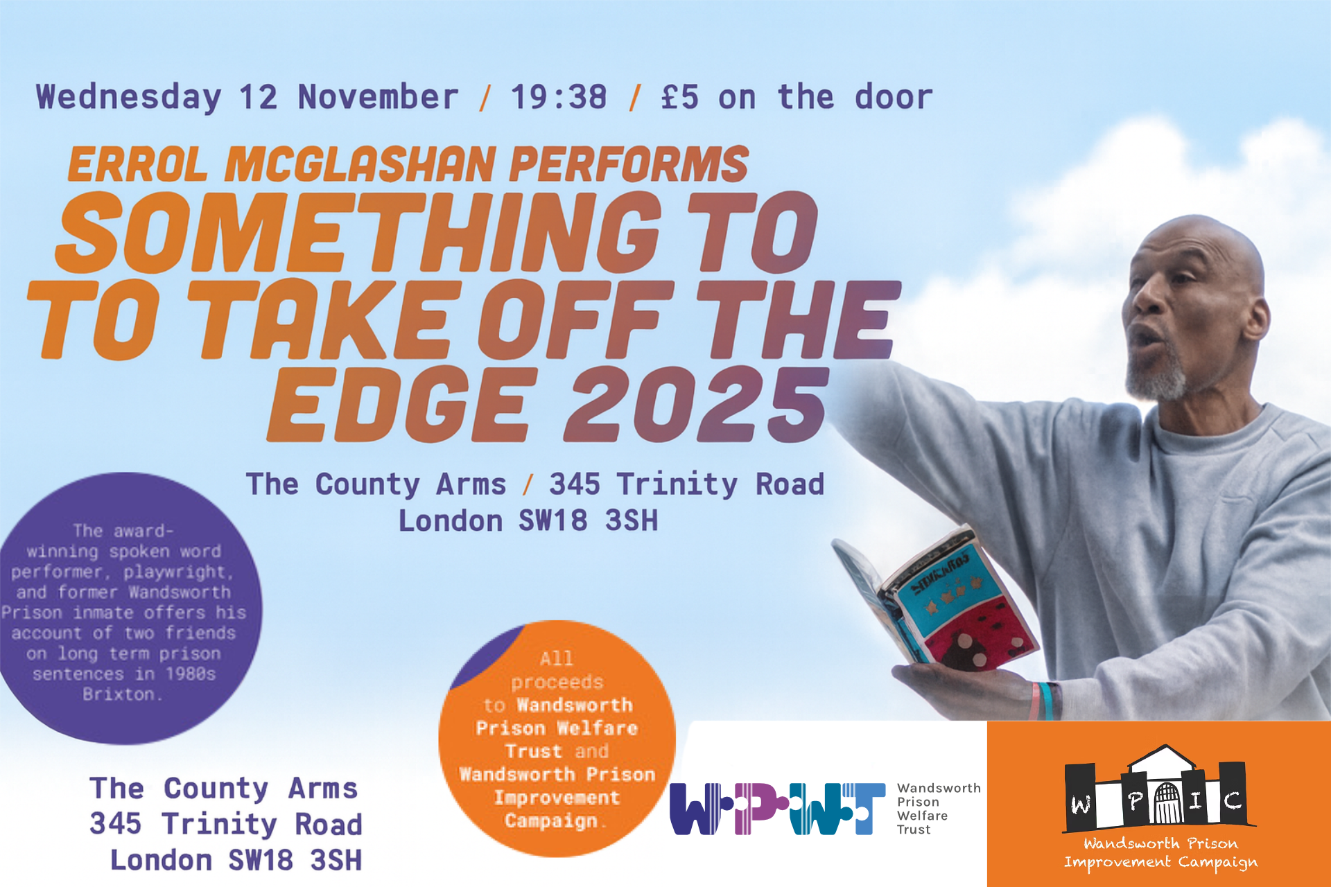 Something to take off the edge. Errol McGlashan