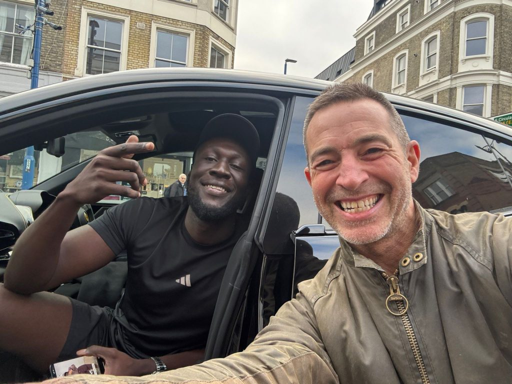 Stormzy gets stuck on Putney High Street and meets local Jesse