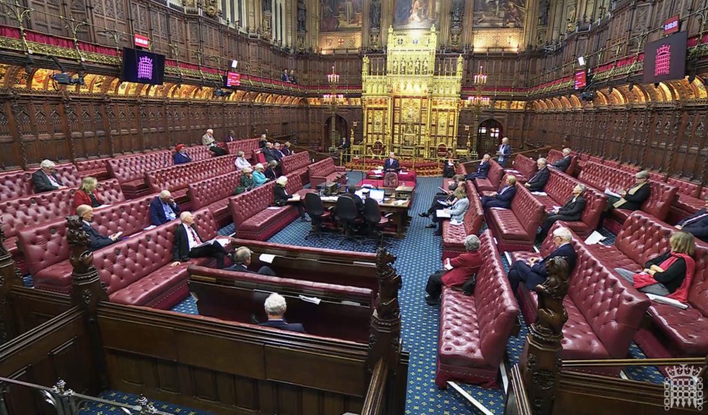 House of Lords during a debate