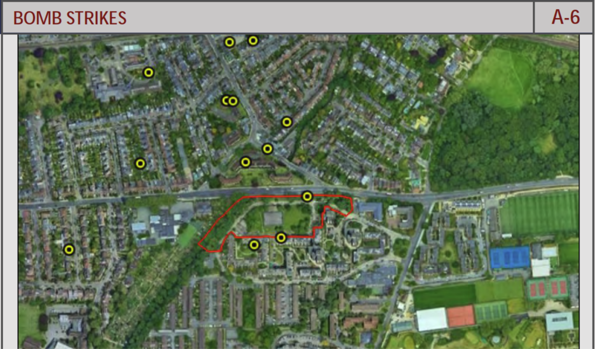 Bomb strikes on Lennox Estate