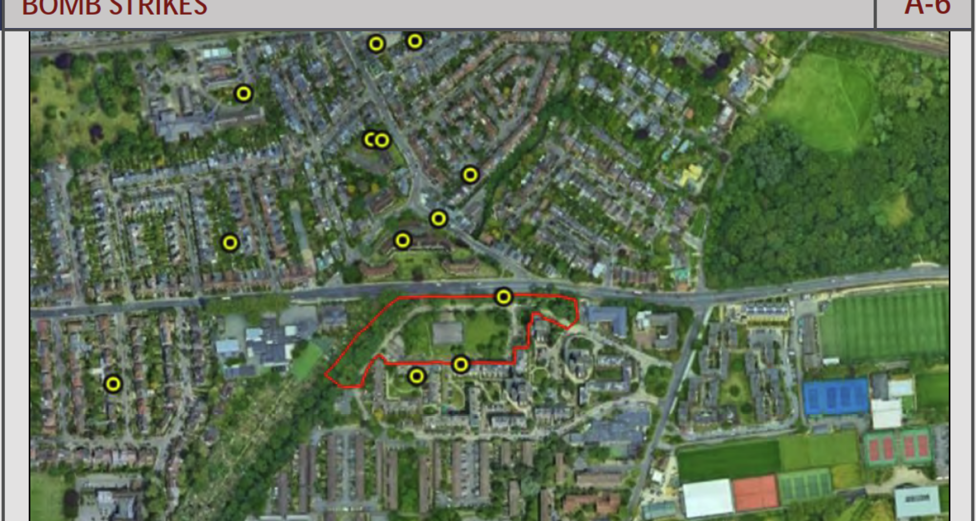 Bomb strikes on Lennox Estate