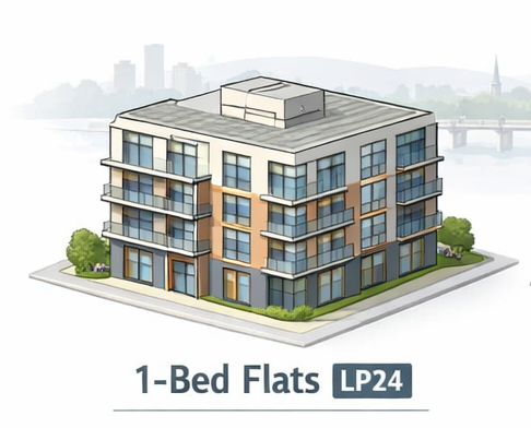 LP24 One-bed flats