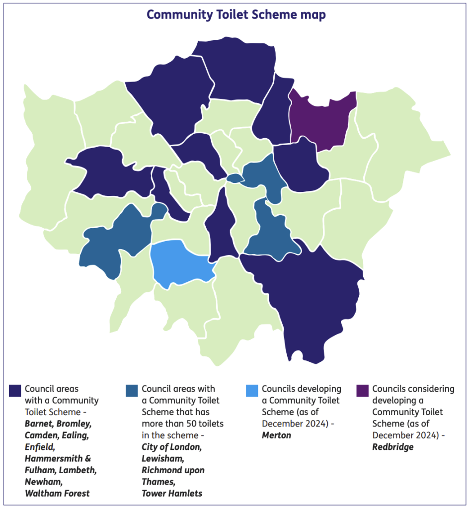 The community toilet scheme pushed by Age UK and so far ignored by Wandsworth Council
