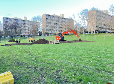 Devonshire Field digging