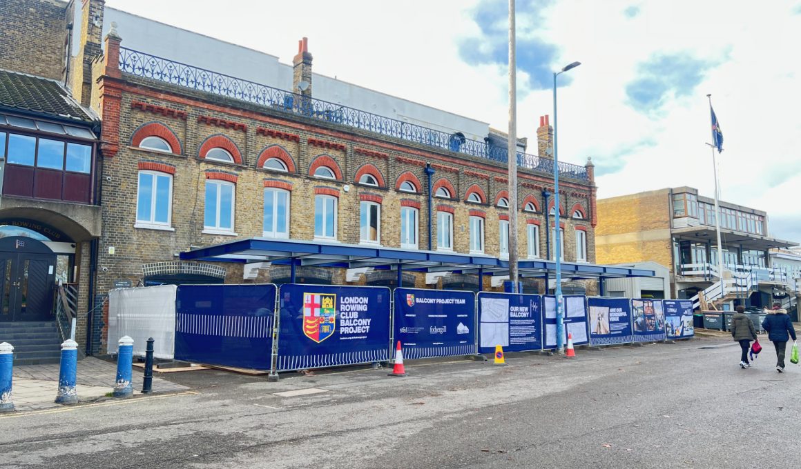 London Rowing Club balcony renovation