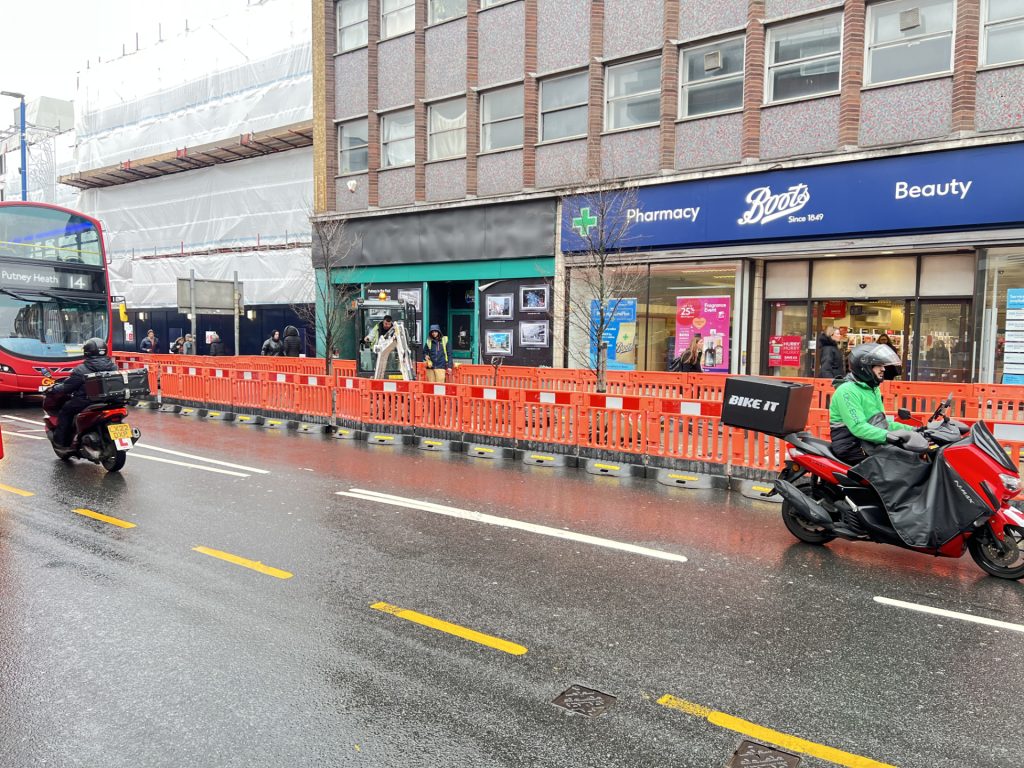 Putney High Street roadworks