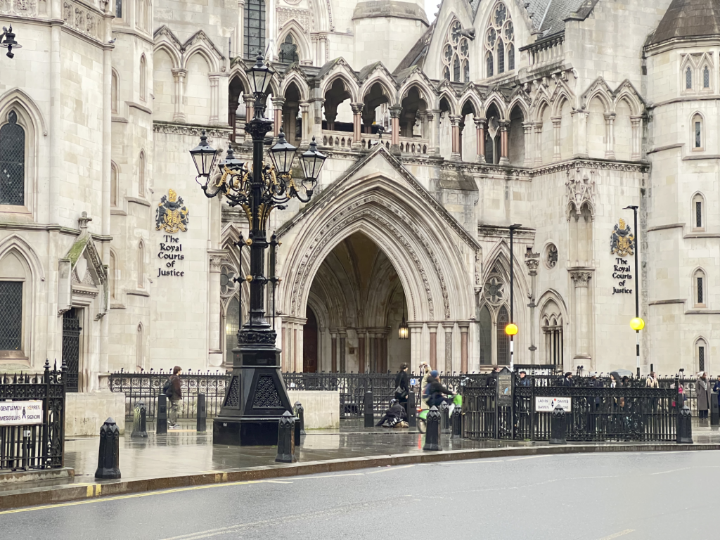 Royal Courts of Justice entry