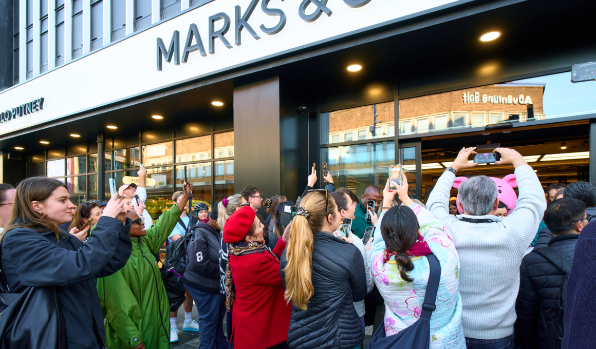 Marks and Spencer opening on Putney High Street. Pic: M&S
