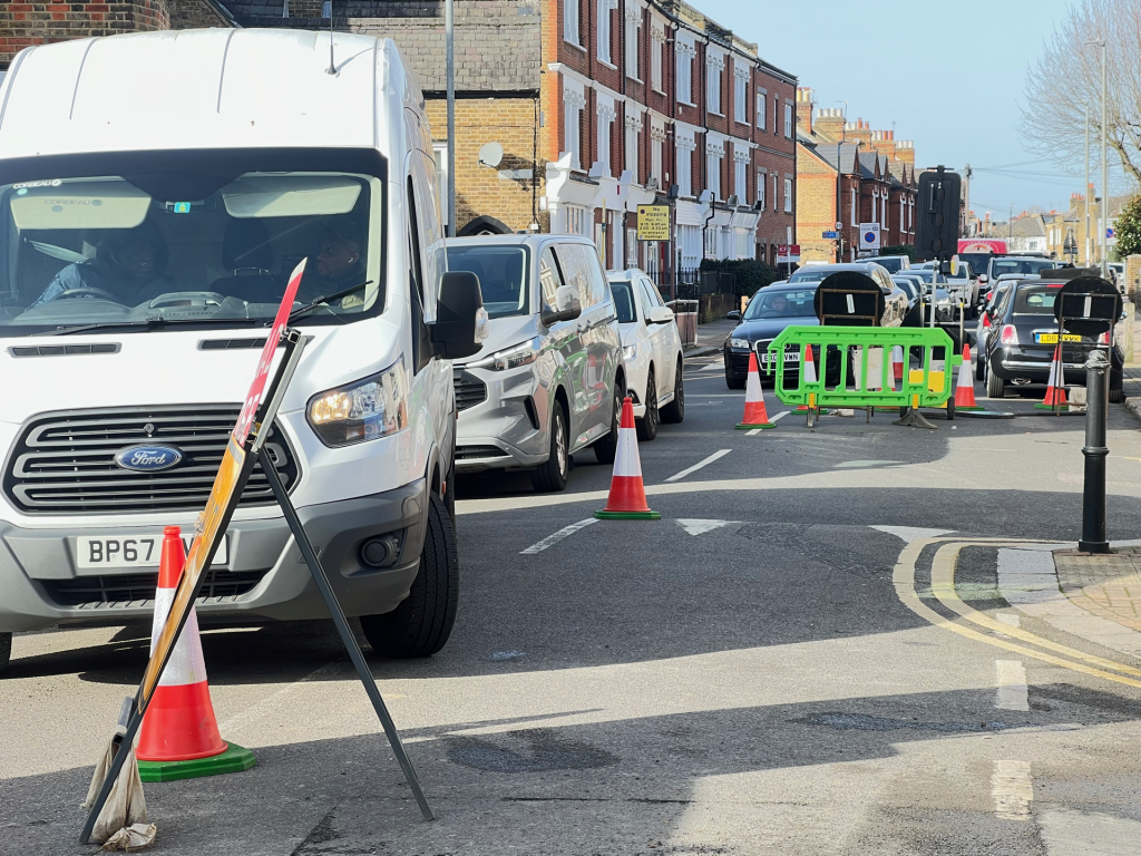 Felsham Road traffic