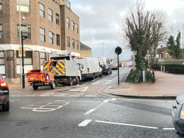 Chelverton Road full of traffic thanks to sat nac redirection