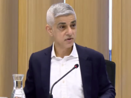 Sadiq Khan at a TfL Board meeting in February 2026