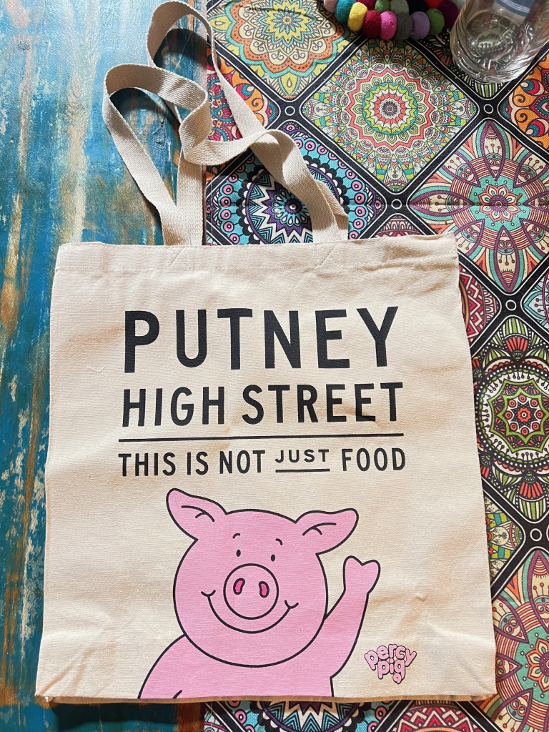 Peppa Pig Putney High Street tote bag