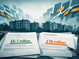 Council housing budget documents showing a gap between projected provision and significantly higher actual arrears, highlighting financial inconsistency