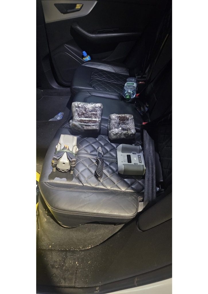 Items found in the car of one of the gang