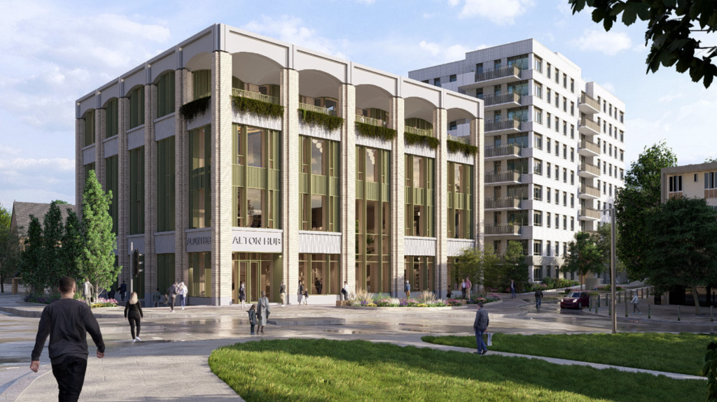 The planned Alton Hub