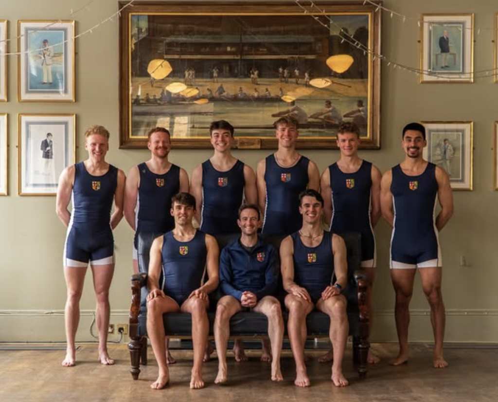 The London Rowing Club's A crew for the race