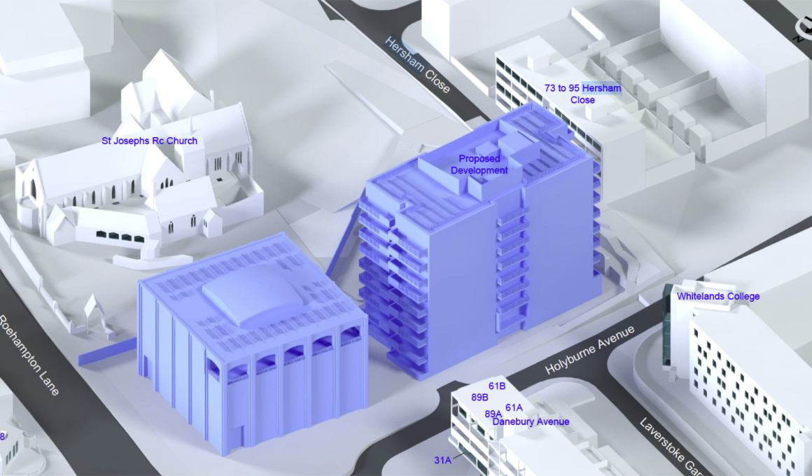 Light issue with Hersham Close and new council building plans