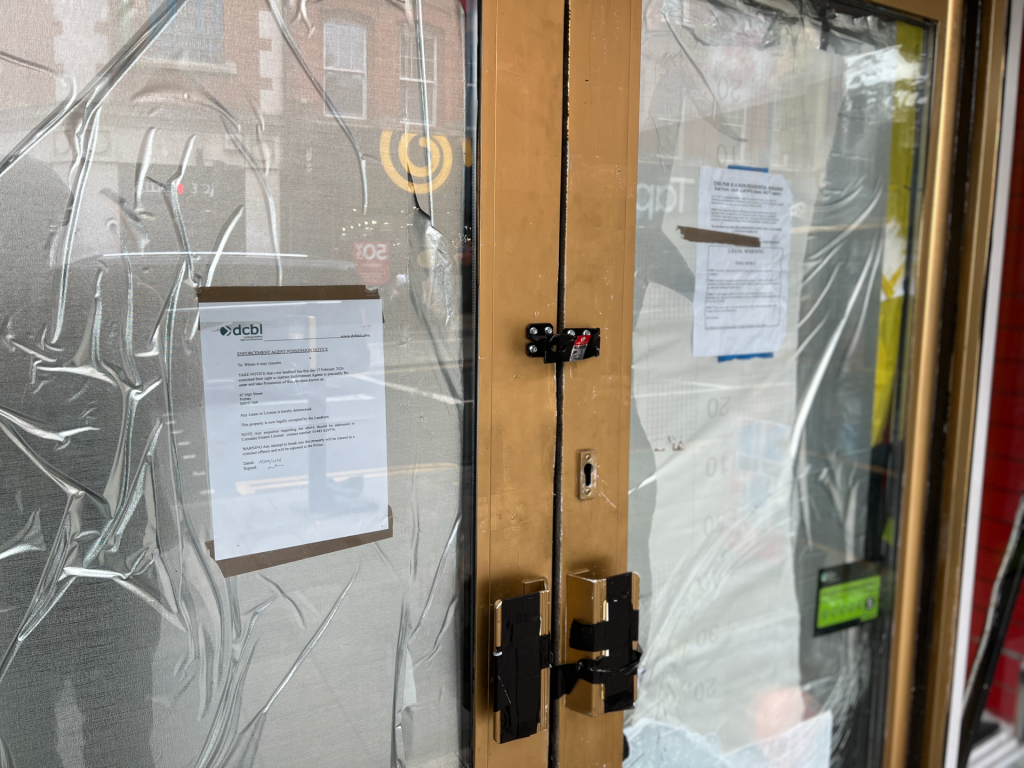 Squatters on Putney High Street