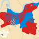 The 2022 election map of Wandsworth