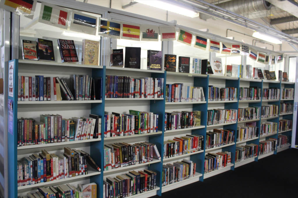 Library at Wandsworth Prison. Pic: WPIC