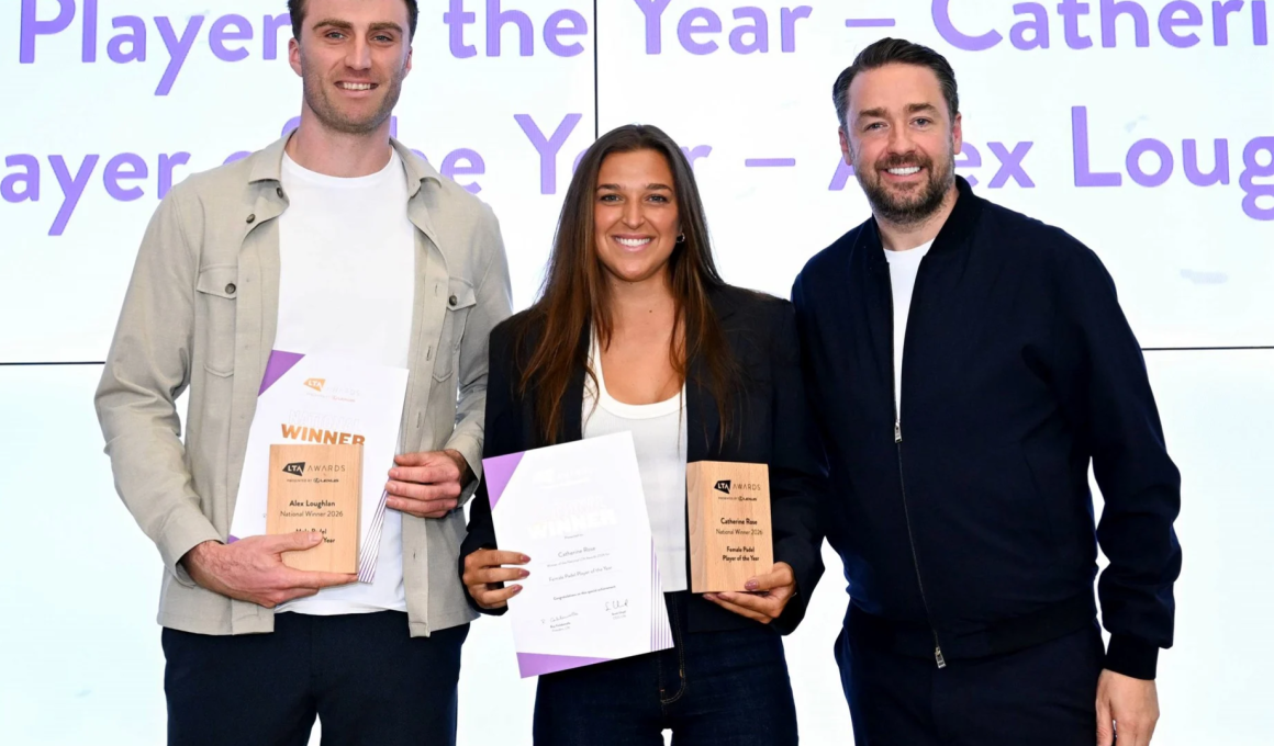 Catherine Rose, winner at the LTA Awards