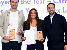 Catherine Rose, winner at the LTA Awards