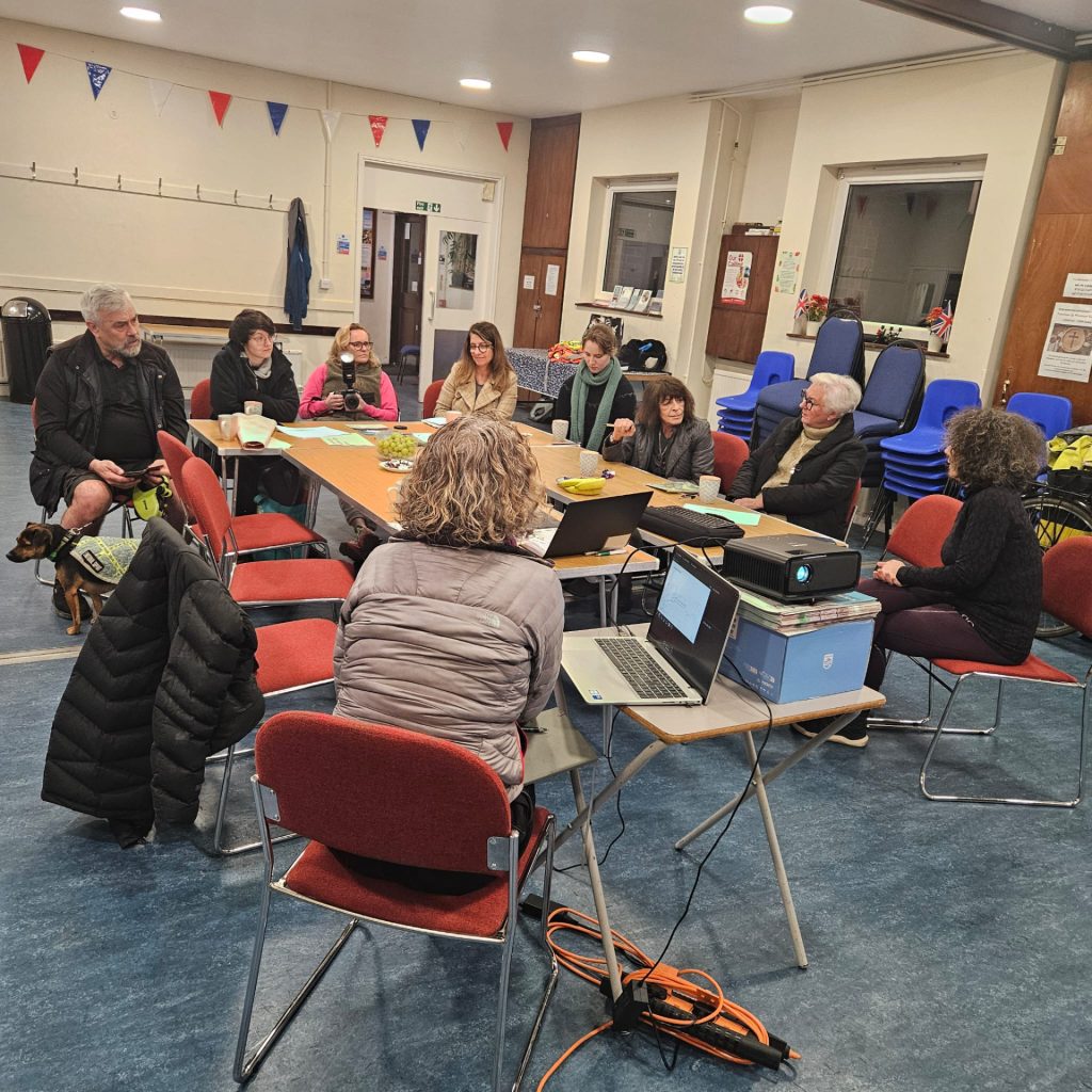 Planning meeting for the Roehampton community garden