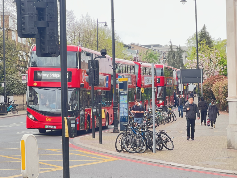 Putney’s buses almost run on time… during the holidays