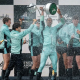The winning Cambridge men's team. Pic: The Boat Race
