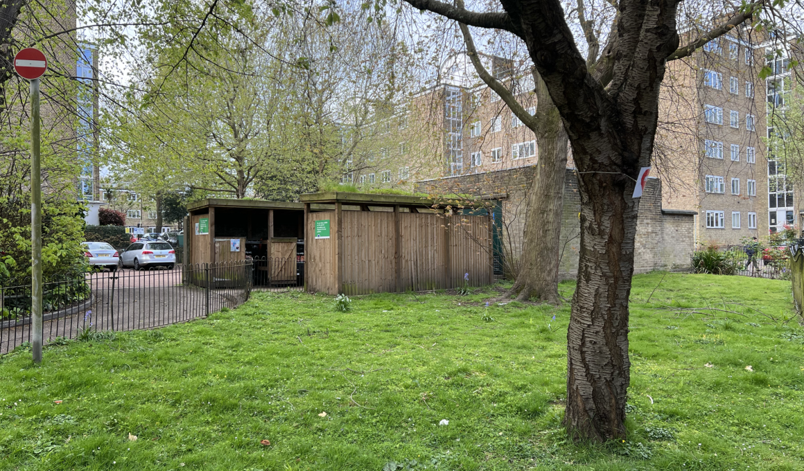The green at Innes Gardens — the site of the 9 April arrest, six weeks after the West Putney Safer Neighbourhood Team told residents that rivals would likely move in.