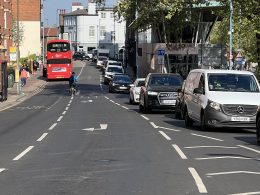 Traffic on Lower Richmond Road