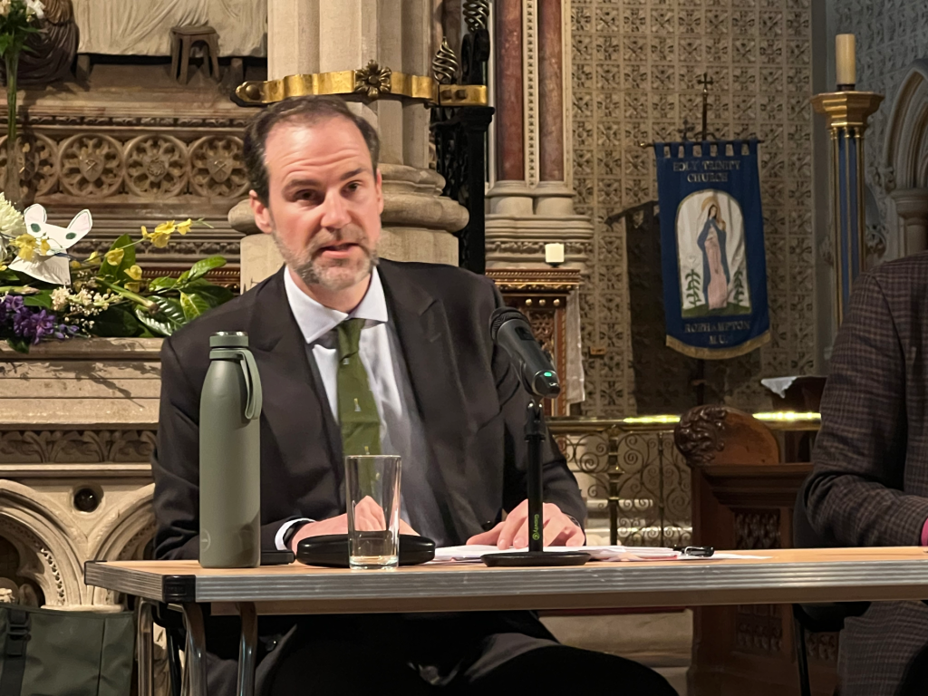 roehampton-hustings - 8 - Putney.news Nick Austin, Conservative councillor and candidate