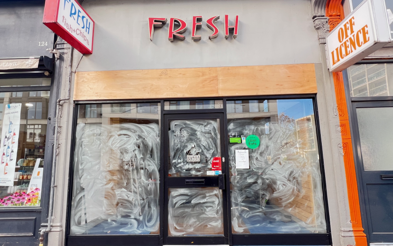 Fresh Fish and Chips shop. Shutting down after 50 years in Putney