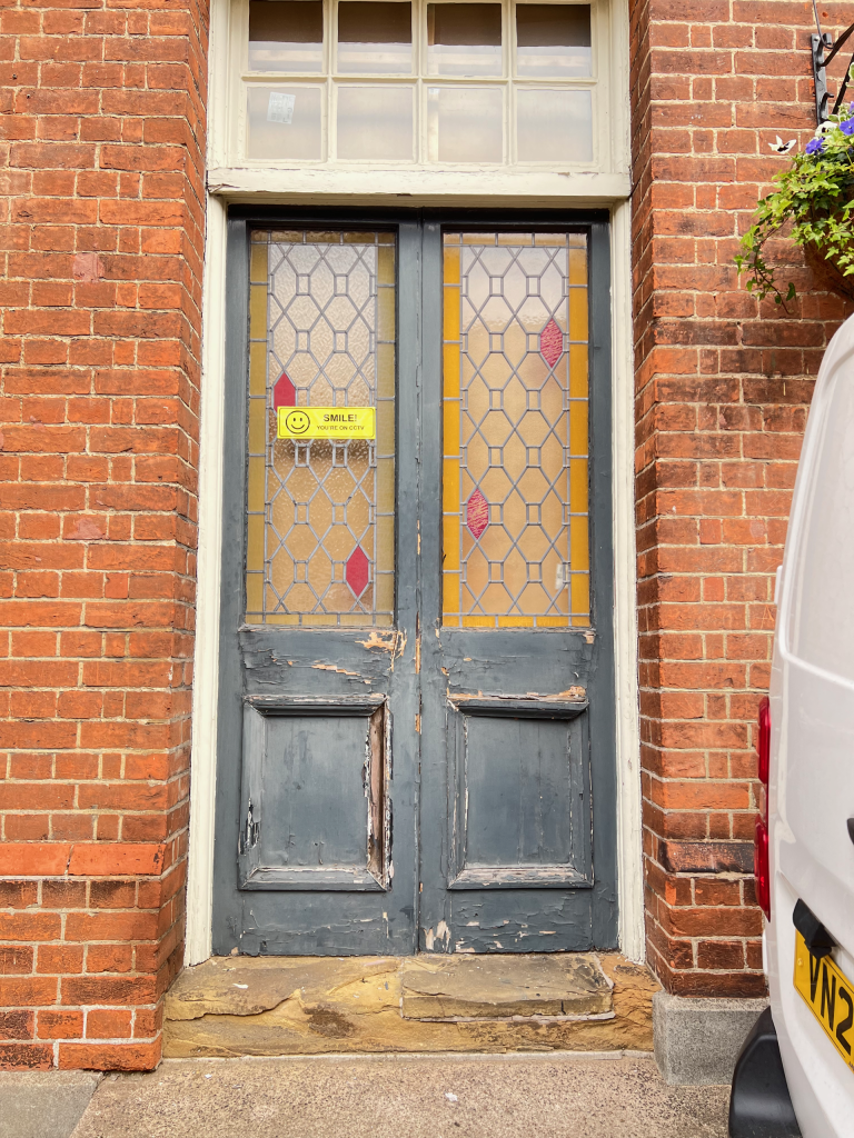 Side door to The Angle pub