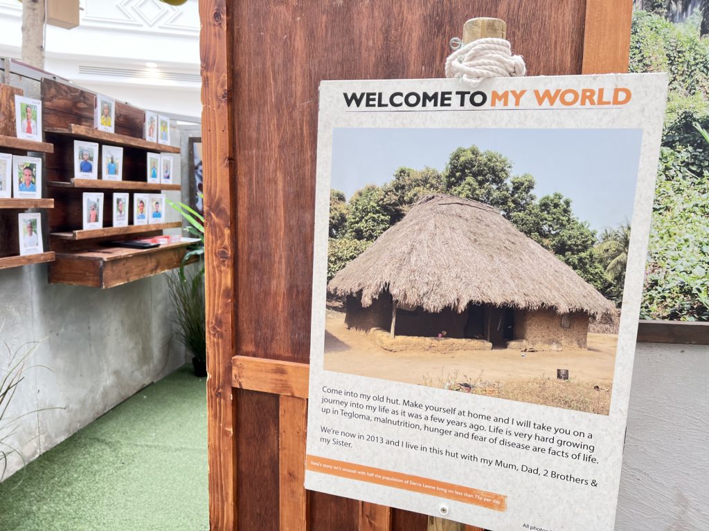 World Vision booth at Putney Exchange